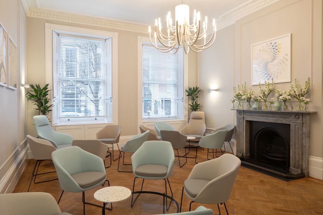 Private breast surgery clinic consultation room in London