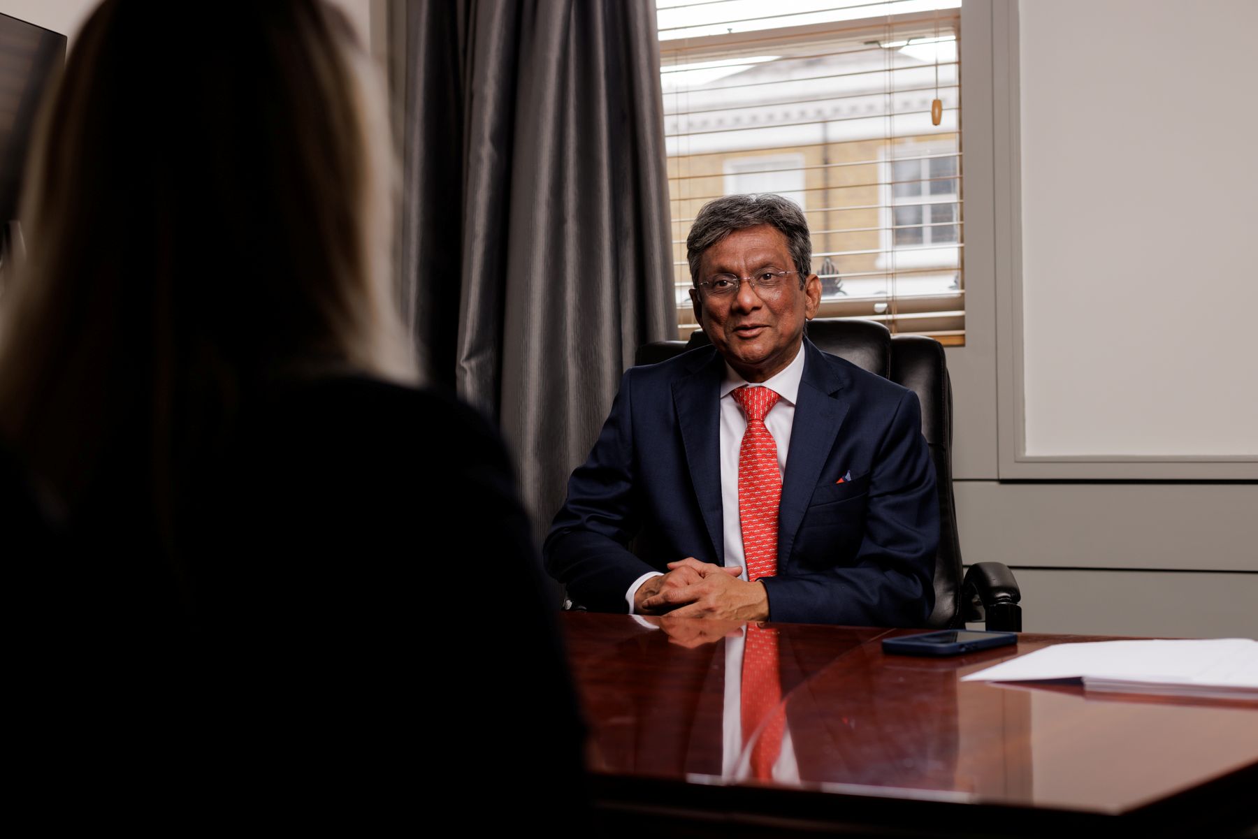 Mr D B Ghosh providing a private breast surgery consultation in London