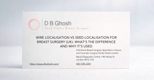 Wire Localisation vs Seed Localisation for Breast Surgery (UK): What’s the Difference and Why It’s Used