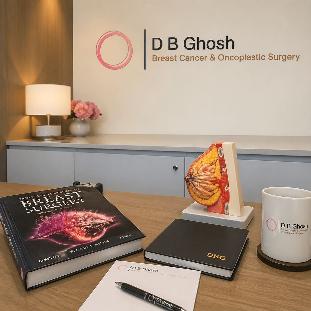 Breast Cancer & Oncoplastic Surgery Consultation Materials – Medical Still Life