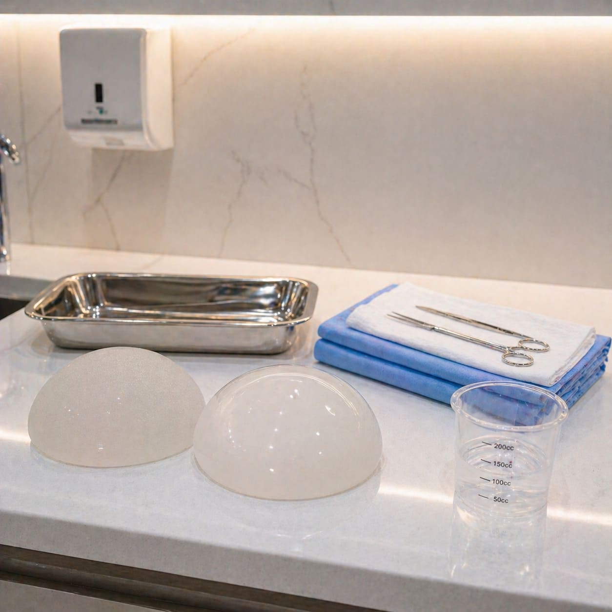 Breast Enlargement & Implant Equipment – Surgical Tools and Implants Display