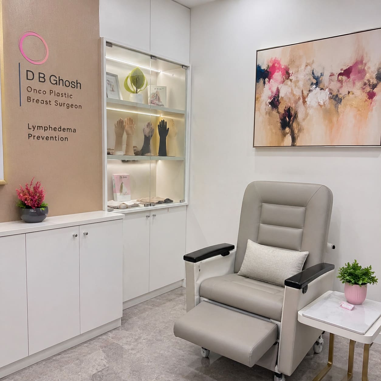 Lymphedema Prevention Treatment Room – Comfortable Clinical Environment Setup