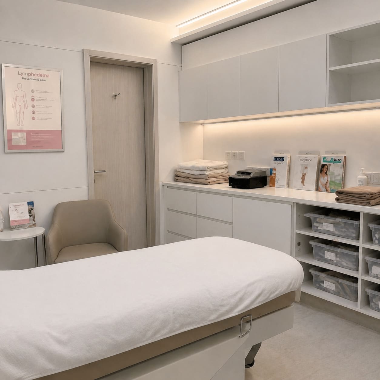 Lymphedema Prevention Treatment Room – Private Clinical Environment