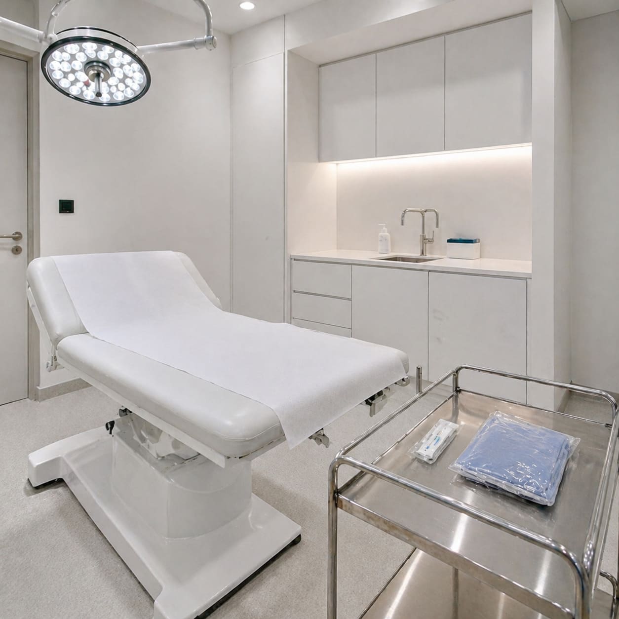 Sterile Minor Procedure Room for Nipple Correction – Clinical Setup